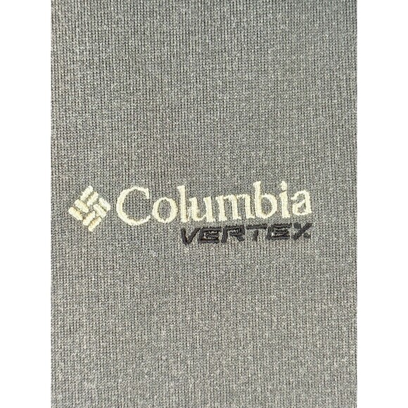 Columbia Mens L Vertex Full Zip Regular Polartec Outdoor Jacket Gray Fleece Line - Picture 3 of 5